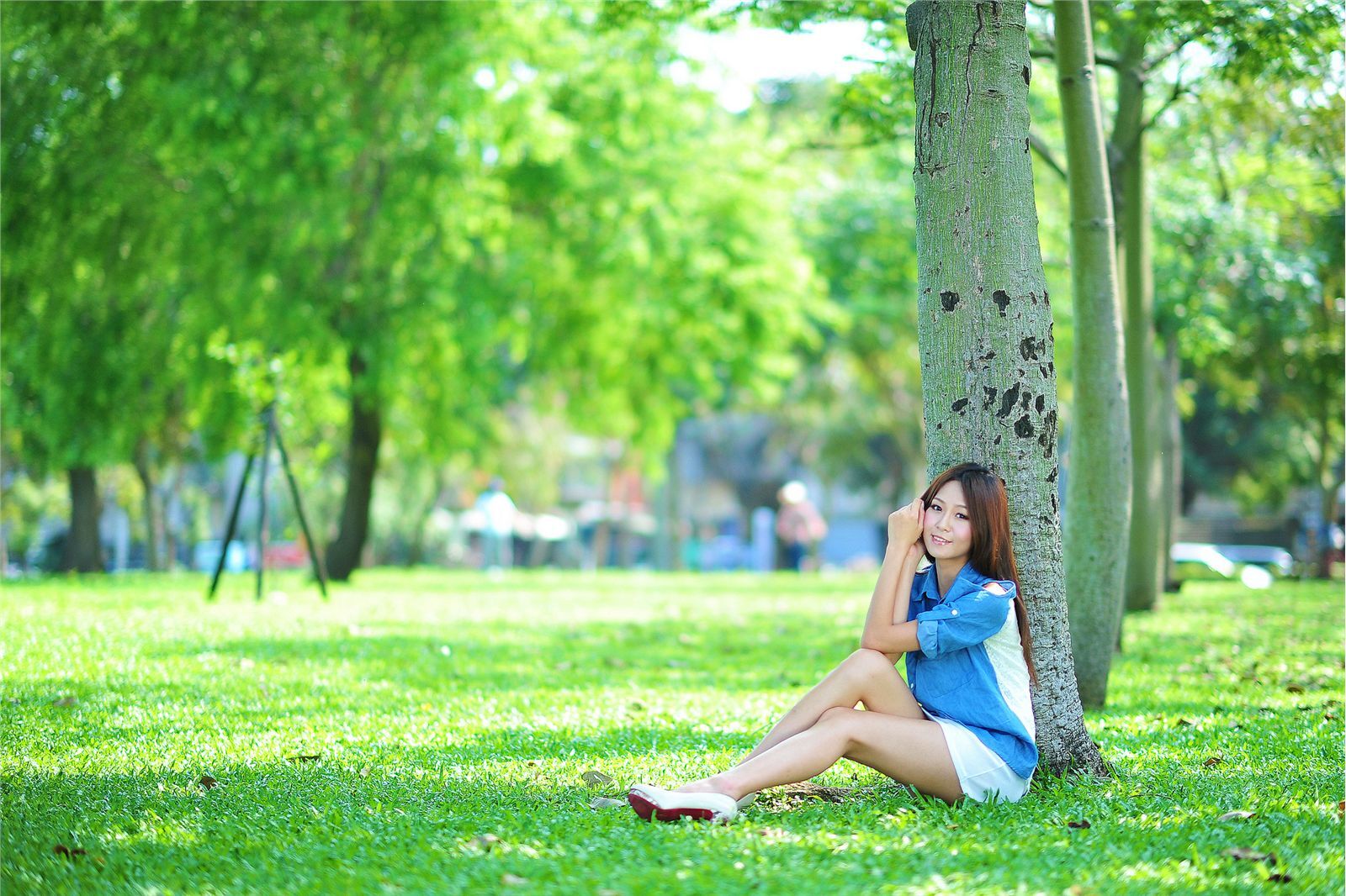 Beautyleg女神-小雪 Winnie-校园制服街拍写真合集 1